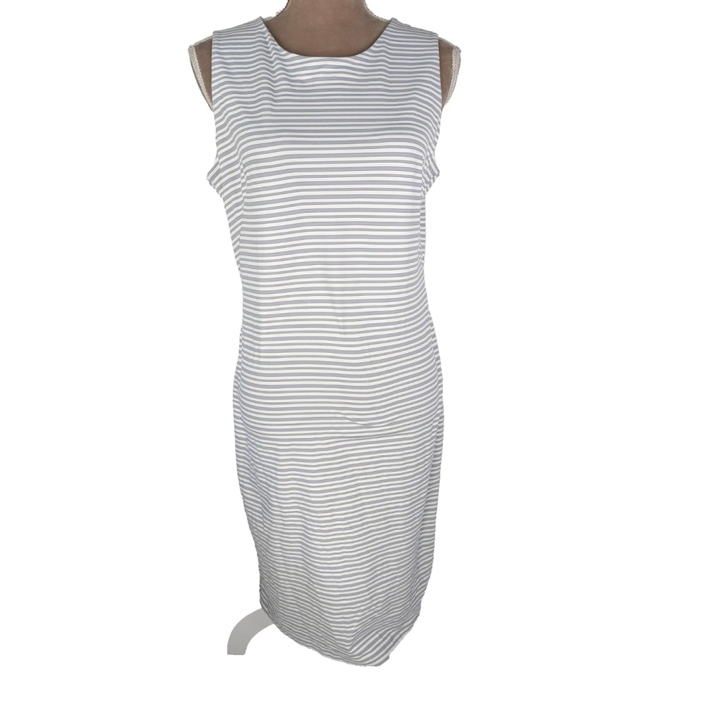NWT J. McLaughlin Sophia Dress Catalina Cloth Stripe M Pickleball Tennis